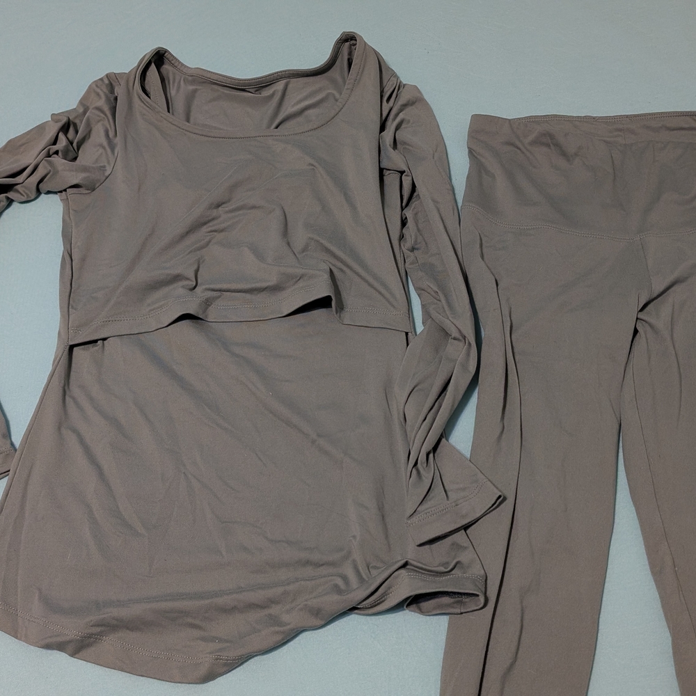 Kindred Bravely Olive Green Pajamas XS